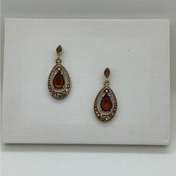 Brown Tear Drop Earrings ( 3 for $15 ) - Picture 4 of 6